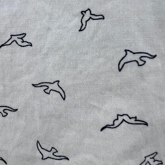 Paperdenim & Cloth Men's White Micro Printed Short Sleeve Button Up Shirt 3XL - Picture 5 of 8